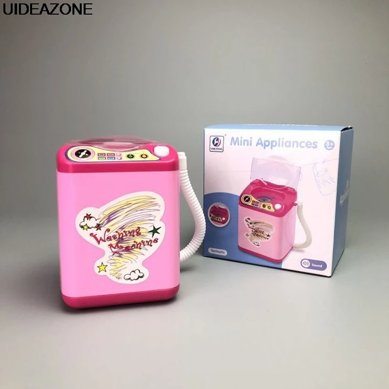 1 шт. Мини электрическая губка для удаления макияжа стиральная машина кукольный