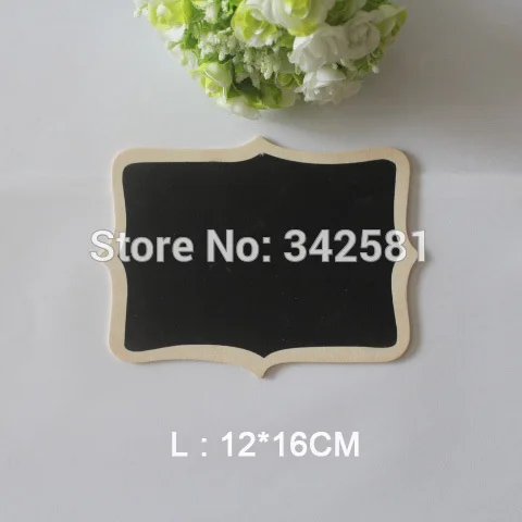 Прокрутка черная доска из волнистого прямоугольного дерева для свадебного