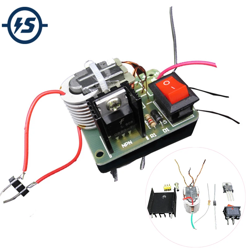 15KV 15000V 2A DIY комплекты высокого напряжения воспламенитель генератора комплект Повышающий Модуль катушка трансформатор драйвер пластина комплект