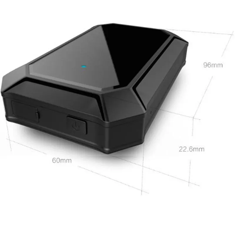 A10 GSM трекер Rastreador GPS трек для автомобиля велосипеда с 5000mA длинной батареей Geofence