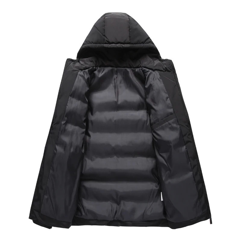 2018 зимняя мужская куртка пальто ветрозащитная теплая хлопковая стеганая Мужская