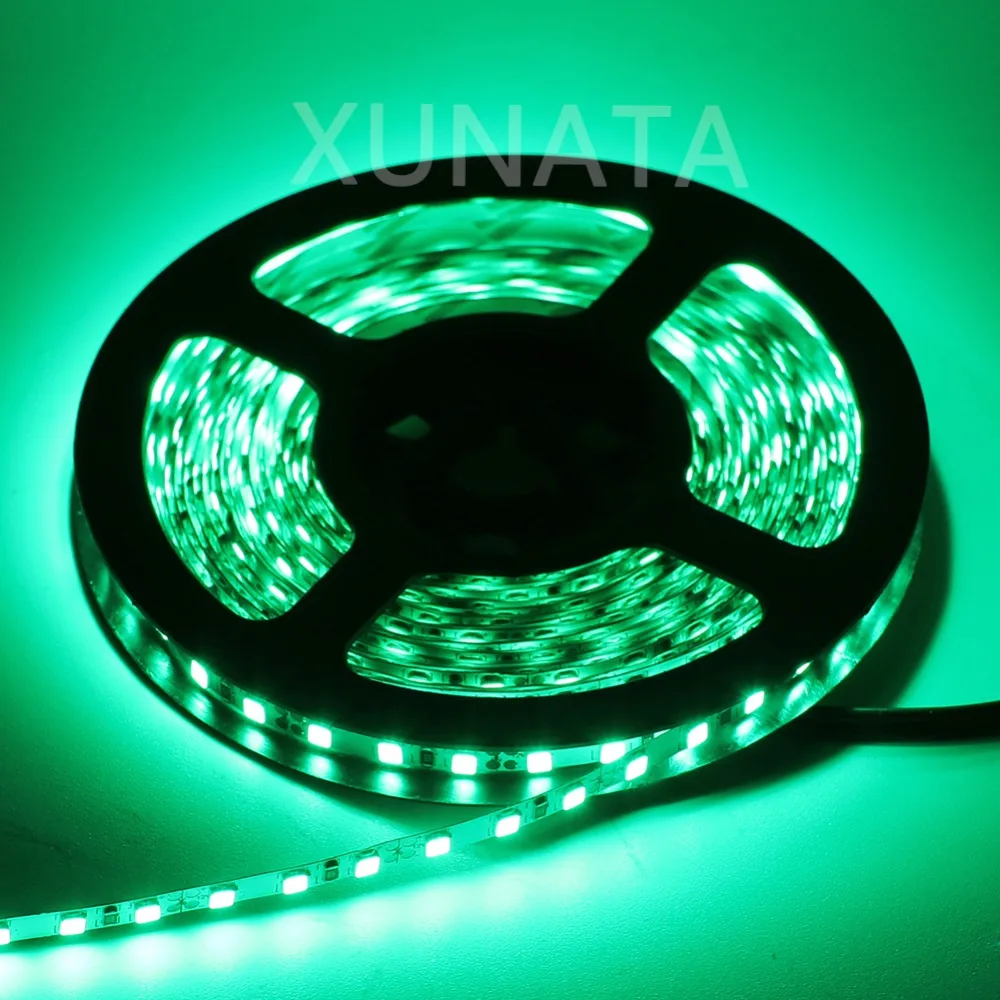 5 м DC12V Однорядная Светодиодная лента 120 светодиодов/м 5054 SMD гибкая светодиодная