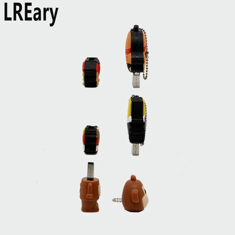 Mini Lovely monkey флеш диск usb 2 0 U disk Luffy Brook 4g 8g pendrive 16g 32g карта памяти с