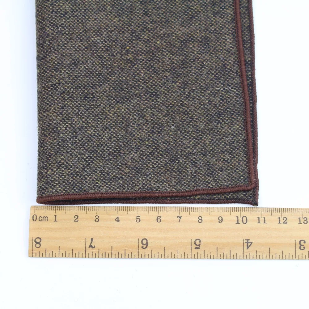 Высококачественный шерстяной хлопковый Карманный квадратный носовой платок