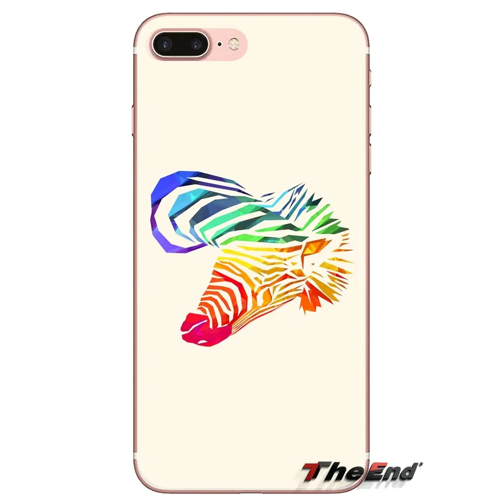Прозрачные мягкие чехлы для Samsung Galaxy A3 A5 A7 A9 A8 Star A6 Plus 2018 2015 2016 2017 Зебра арт |