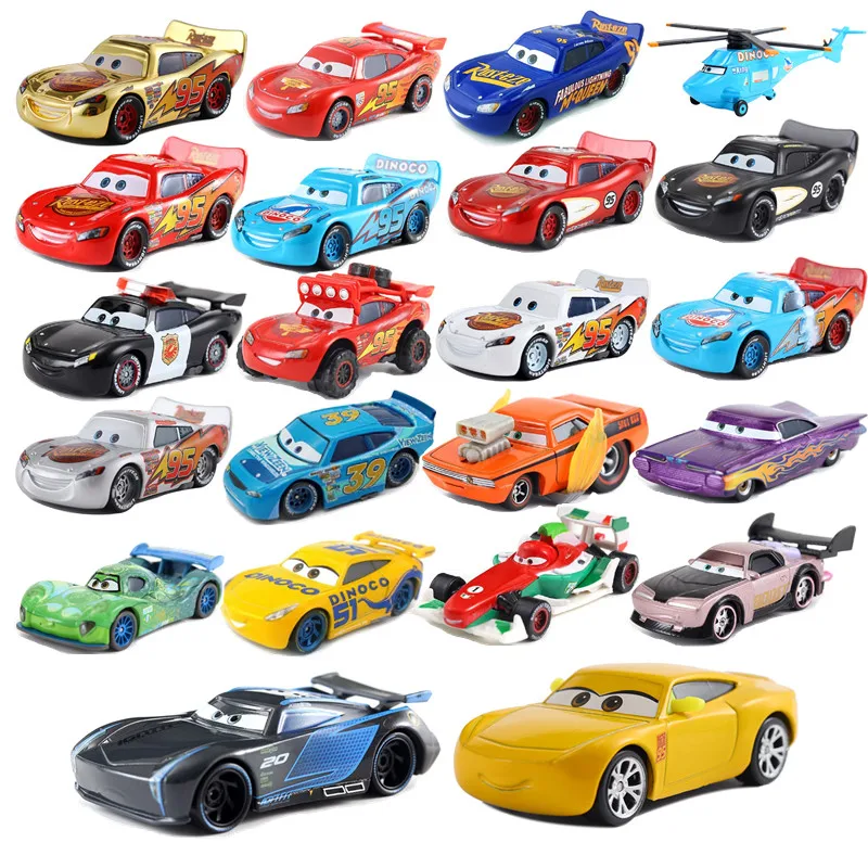 Disney Pixar машина 3 2 Lightning McQueen матер Джексон Storm 1:55 литого металла сплава Модель