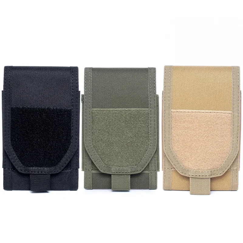 

5.5 Inch Tactical MOLLE Mobile Phone Pouch Military Army Hook Loop Belt Waist Bag EDC Pouches Holster Cell Phone Cover Case