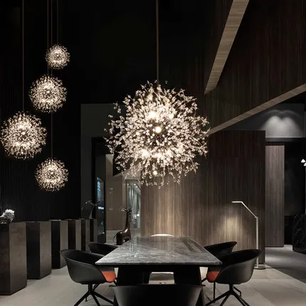 Современные хрустальные люстры с одуванчиком освещение для спальни кухни
