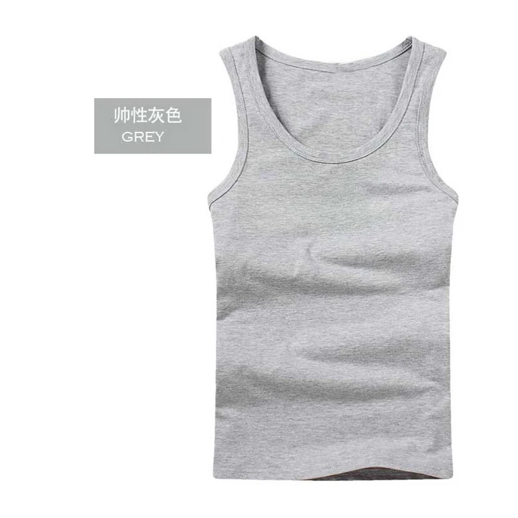 

Casual Gilet Men O -Neck Tank Tops Summer Male Bodybuilding Sleeveless Vest Gym clothing fitness Mens Vest tank top ropa hombre