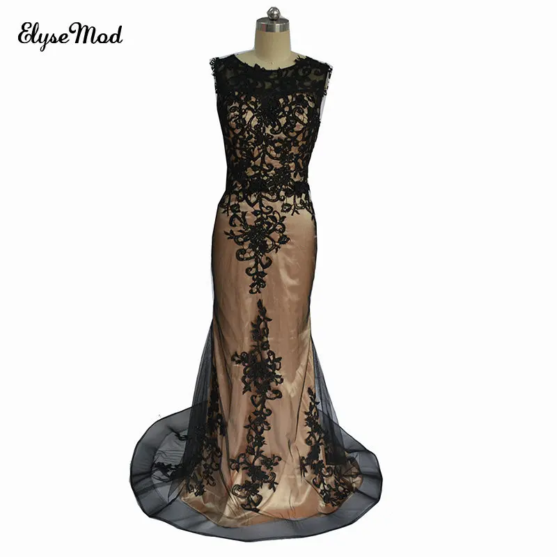 

Romantic New Design Robe De Soiree Longue Mermaid Scoop Appliques Real Photo Appliques Prom Formal Arabic Evening Gowns Dresses