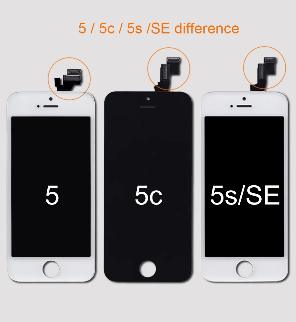 AAA качественный ЖК-дисплей для iPhone 5 5C 5S SE, сменный экран, дигитайзер, сенсорный экран в сборе для iPhone 6, ЖК-экран