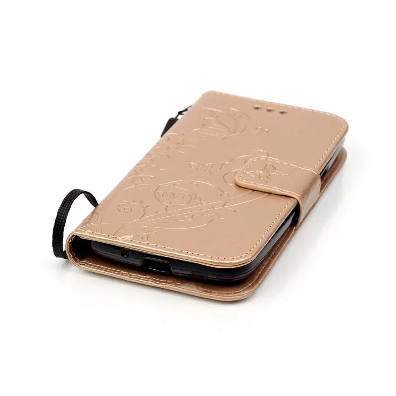 Бабочки Бумажник ИСКУССТВЕННАЯ Кожа Флип Дело Чехол Для Samsung Galaxy Core 4G Lte-SM-G386F +