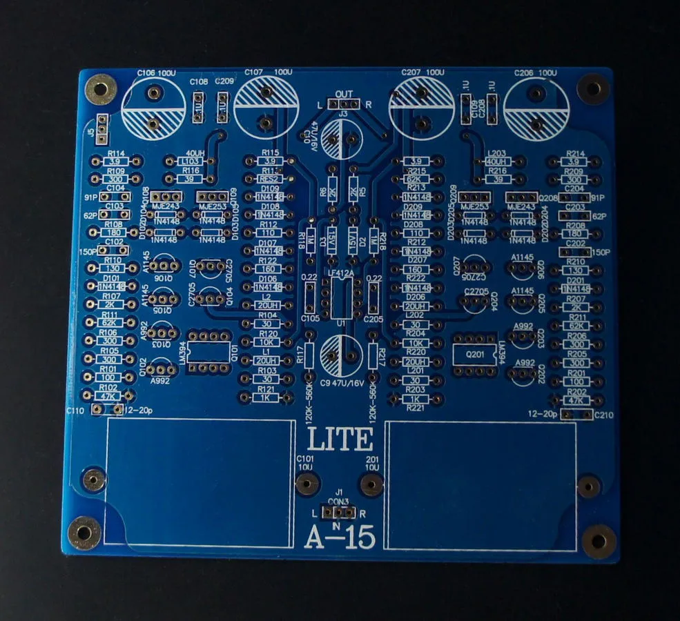 

LITE A15 transistor preamp PCB bare board