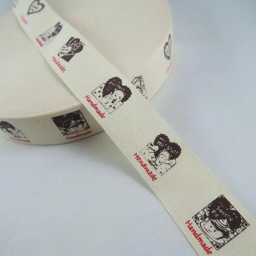 20 ярдов/партия хлопковая лента с принтом такса|Ленты для шитья| |