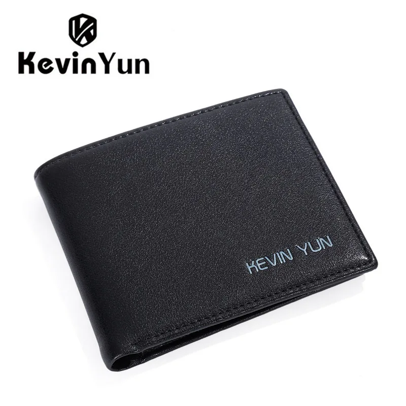 Kevin Yun Модные мужские бумажники из искусственной кожи брендовый кошелек