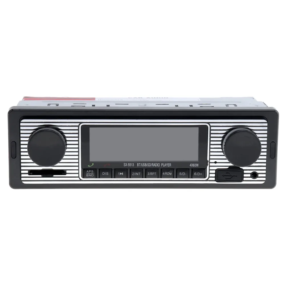 Автомагнитола 1 DIN с Bluetooth mp3 плеером FM радио стереопроигрывателем автомобильная