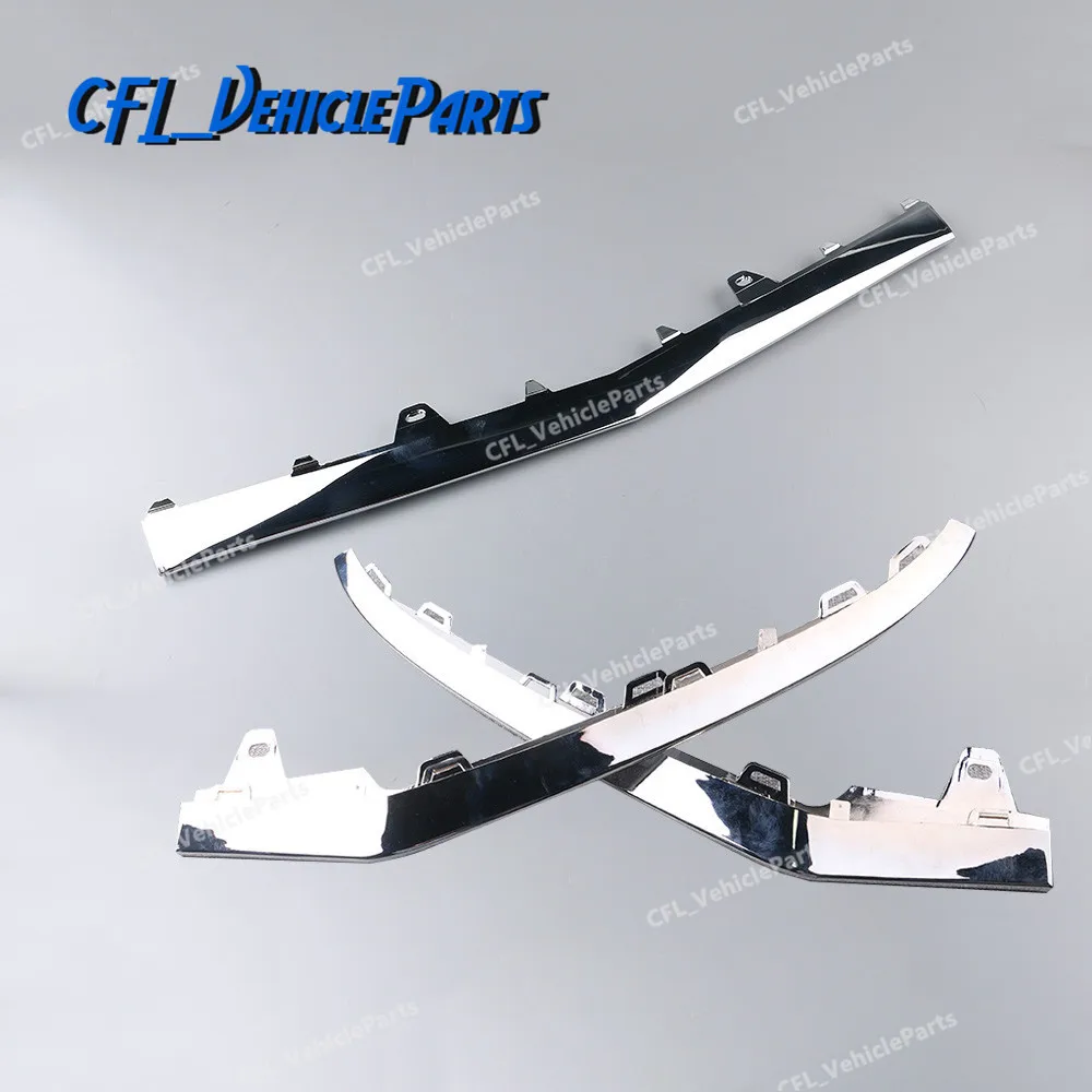 Комплект передний бампер хром решетка отделка под давлением среднего левый и