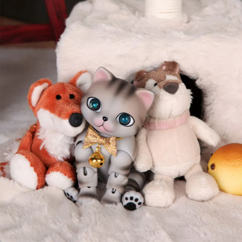 Bjd/sd куклы luts zuzu nyang cat pet 1/8 модель тела животного для девочек и мальчиков eyesdollmore cocoriang игрушки магазин смолы OUENEIFS luodoll