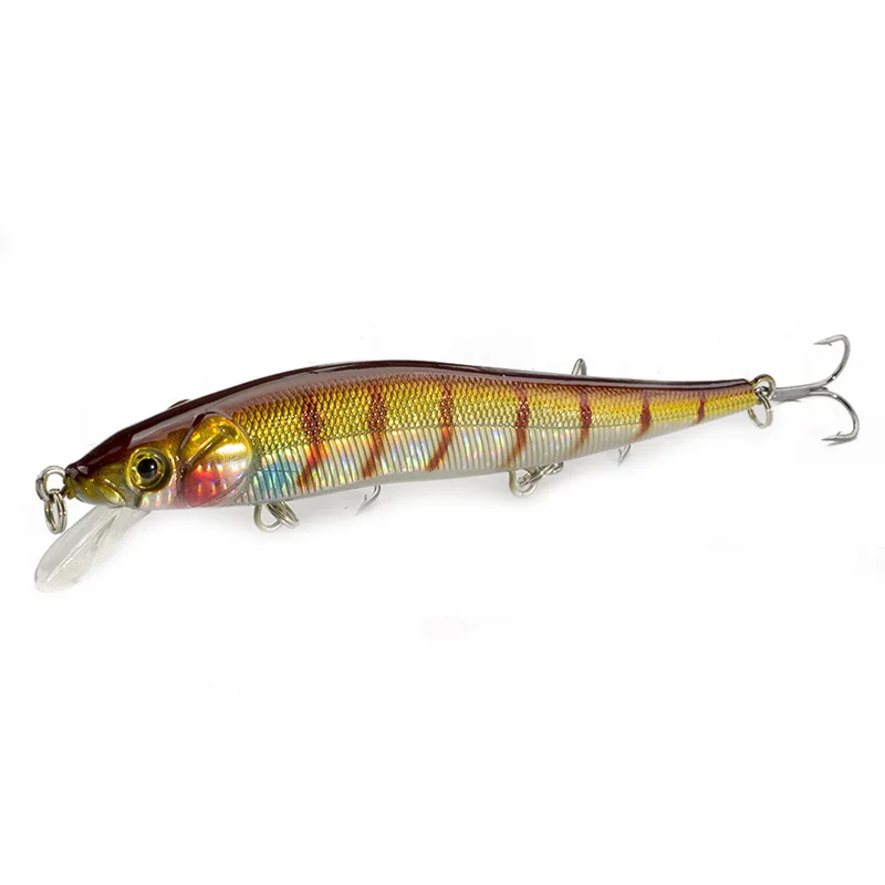 E Sealurer Minnow рыболовные приманки 11,5 см 13 г воблер плавающий 6# тройной крючок искусственный Pesca жесткая приманка свимбейт кренкбейт 5 цветов - Цвет: E