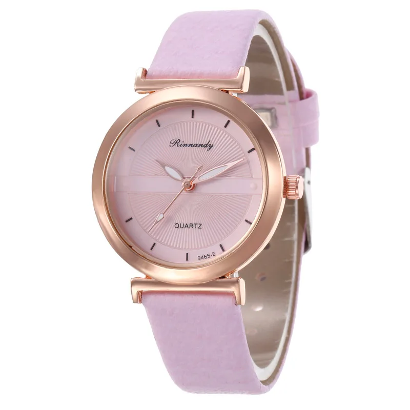 WJ 8548 Relogio Feminino 2018 модные часы женские повседневные кварцевые Кожаный ремешок