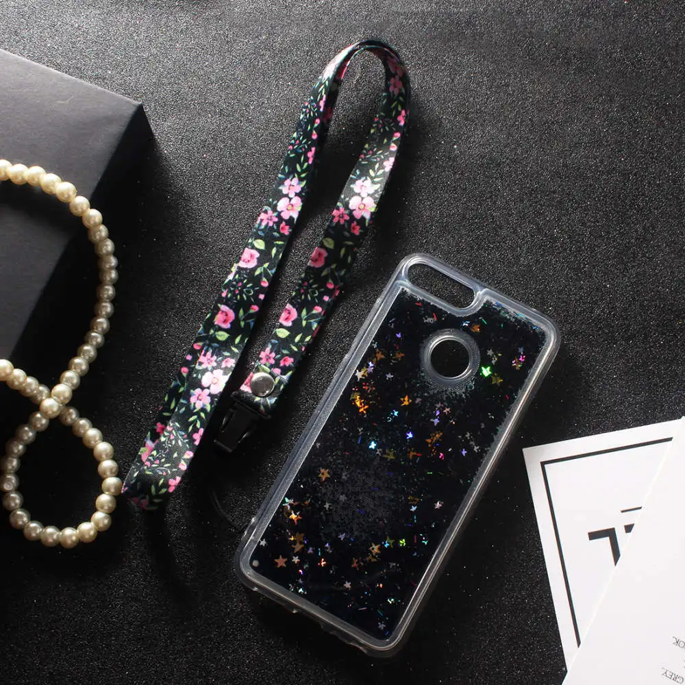 Для Fundas Huawei Honor 7A Pro Чехол с блестками для prime силиконовый чехол Y6 Prime 2018 жидкий