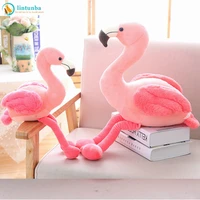 flamingo stuffed filled animal bird plush toy doll bird super soft baby kids toy party birthday decoration gift