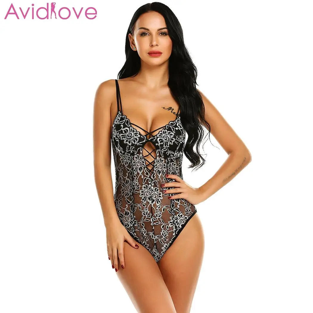 Женское нижнее белье Avidlove кружевное с лямкой на шее|Женское и боди| |
