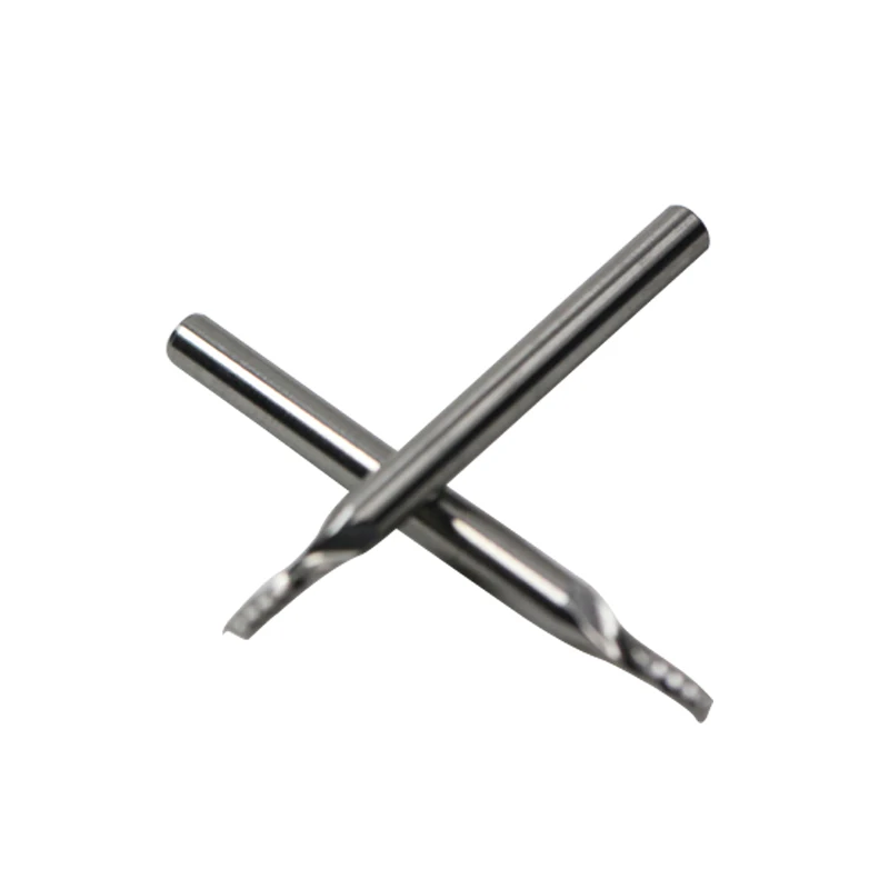 5pcs3.175*2 0*6 мм Одиночная флейта CNC фрезерный инструмент гравировальные резаки