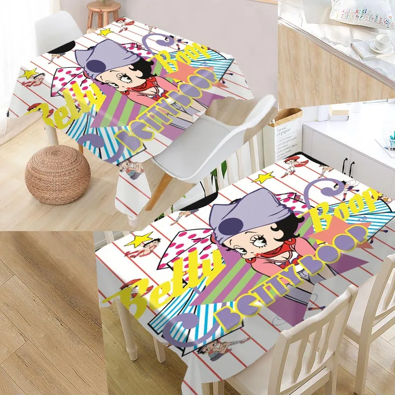Shunqian Custom betty boop скатерть квадратная/прямоугольная для свадебного стола