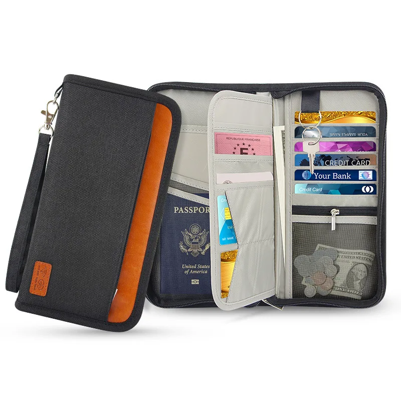 Disputent Кредитная карта Паспорт Кошелек RFID антимагнитное блокирование