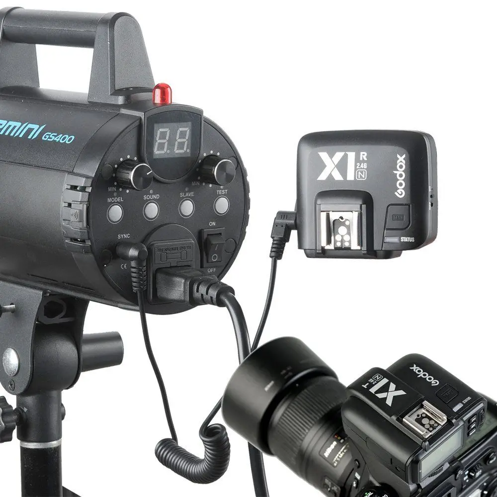 Беспроводной передатчик Godox X1N TTL 2 4G + комплект приемников 3 шт. для Nikon D800 D3X D3 D2X D2H D1H