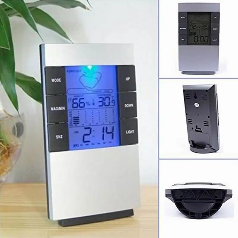Электронные часы для прогноза погоды световой цифровой гигрометр с измерением
