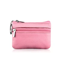 brand luxury 100 genuine leather wallet women purses coin purse pink small wallet ladies purse for girls mini money bags 2020