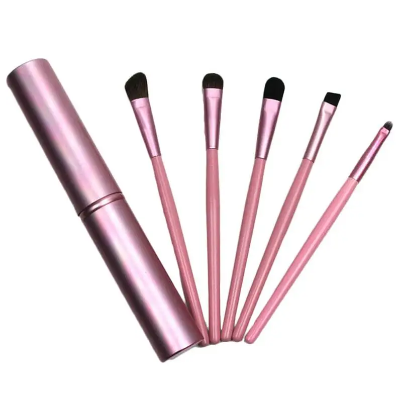 Новый набор кистей для макияжа глаз 5 шт. подводка пудра бровей губ кисти