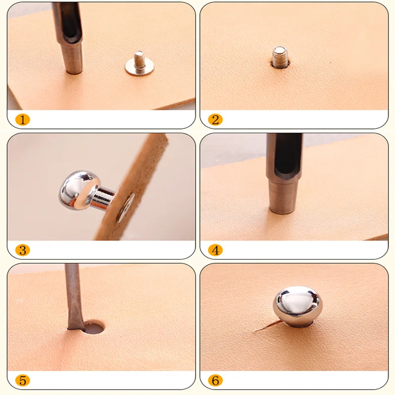 10 шт. медные заклепки-соски для ногтей