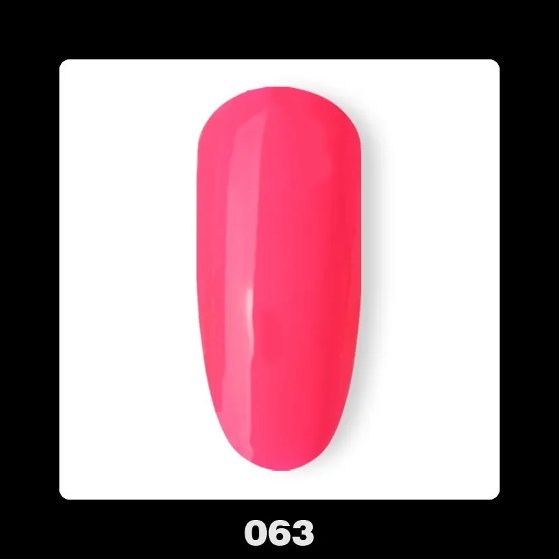 063 Beautilux 1 шт. ярко-розовый цвет Гель-лак УФ светодиодный впитывающий гель для дизайна ногтей лак 10 мл - Цвет: 063