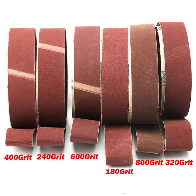 Шлифовальные ленты для шлифовки 6 упаковок 2 &quotx 72&quot 180/240/320/400/600/800 шлифовальной
