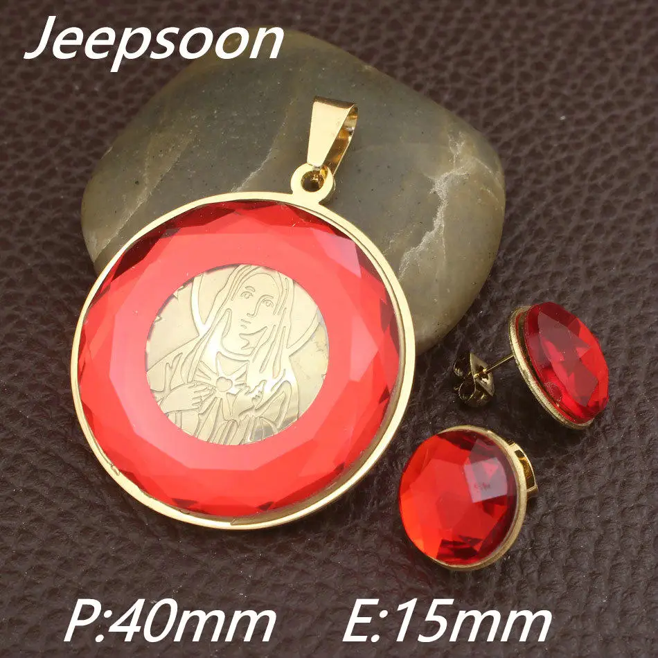 Женский ювелирный комплект из колье и серёг нержавеющей стали | Украшения