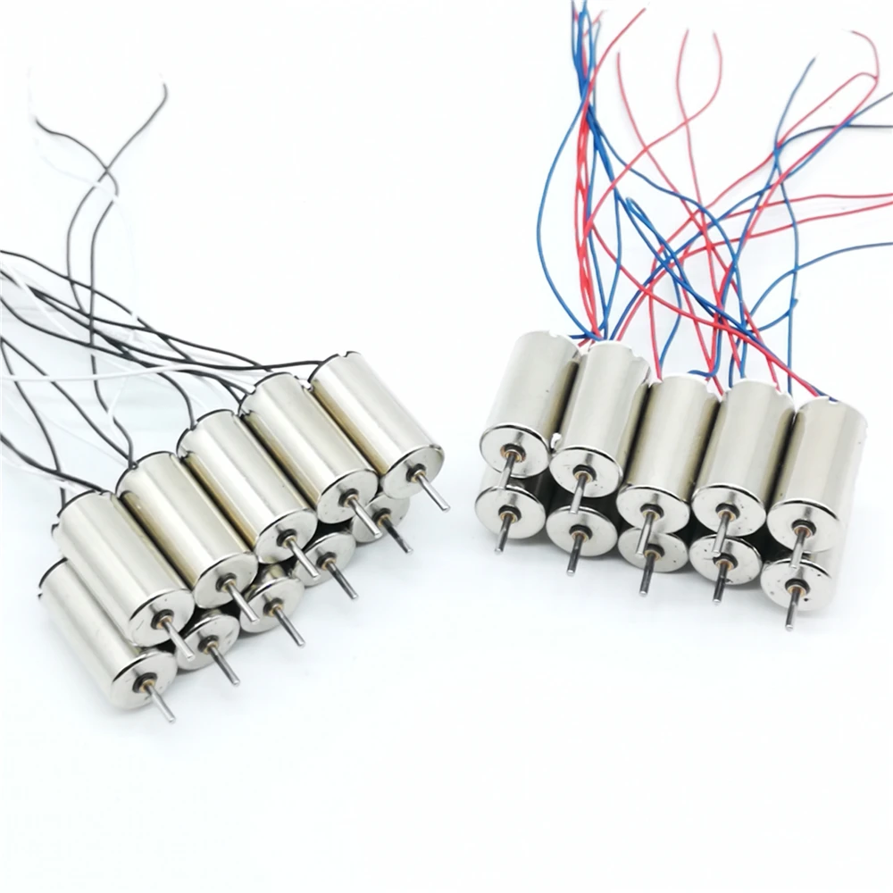 Гоночный Дрон 1020 щеточный двигатель 10*20 мм без сердечника 7 4 В 2S мото10x20 Мотор БПЛА