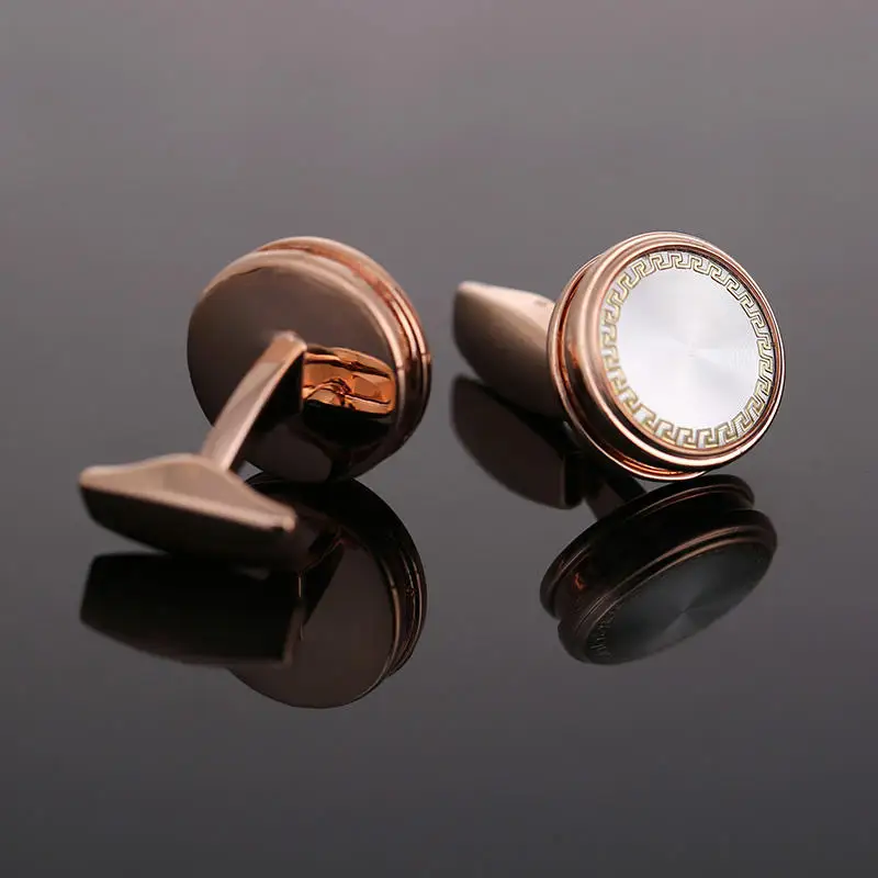 Новинка 2017 высококачественные запонки VAGULA французские с покрытием из розового