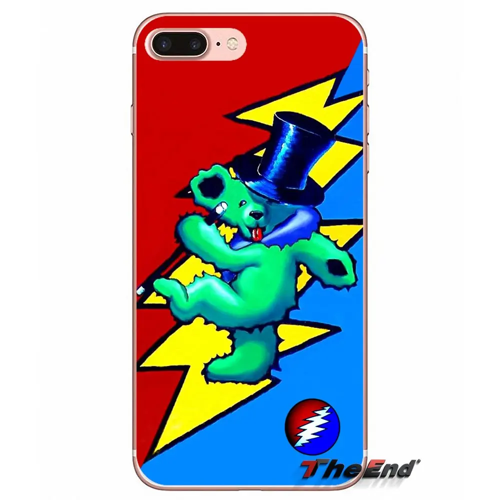 Музыкальная группа Grateful Dead чехол для телефона iPhone X 4 4S 5 5S 5C SE 6 6S 7 8 Plus Samsung Galaxy J1 J3 J5