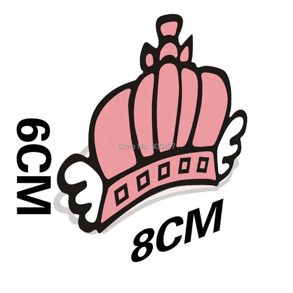 

10 x Creative Design Car Styling Crown Car Sticker Decal for Volkswagen Mini Cooper Golf Jetta Passat Sharan Polo Bettle Tiguan