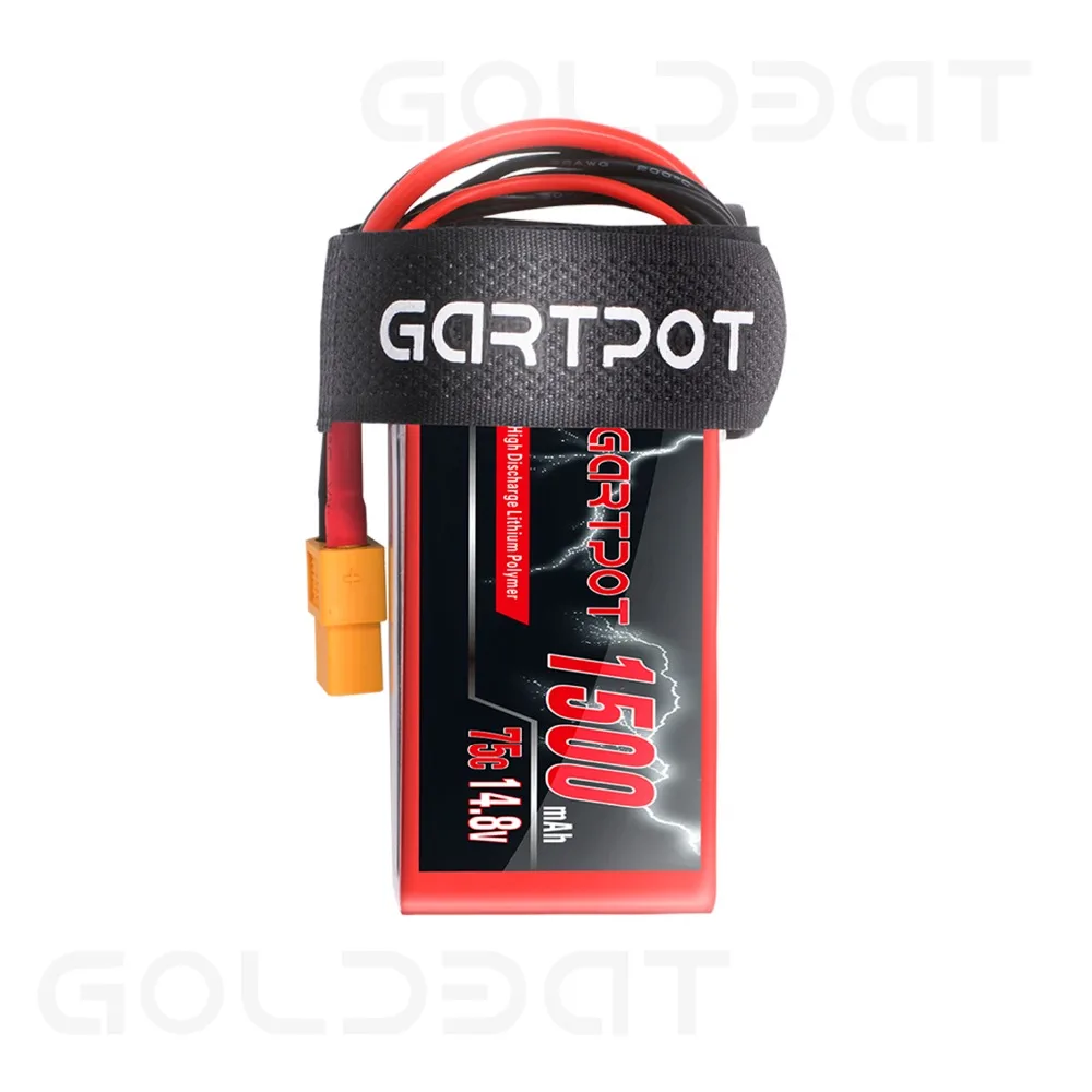 2 единицы GARTPOT 1500mAh 14,8 V lipo fpv батарея 75C Lipo батарея дроны 4S батарея 14,8 v с XT60 для радиоуправляемого автомобиля вертолета