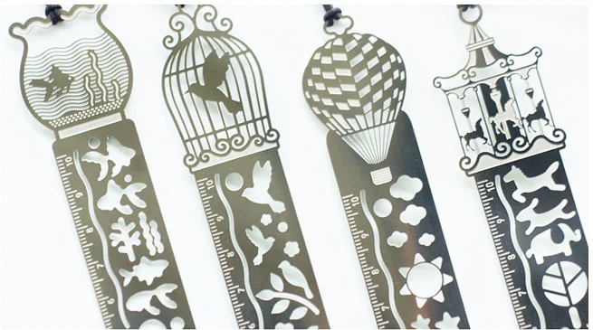 3 в 1 металлическая линейка закладка|Линейки| |