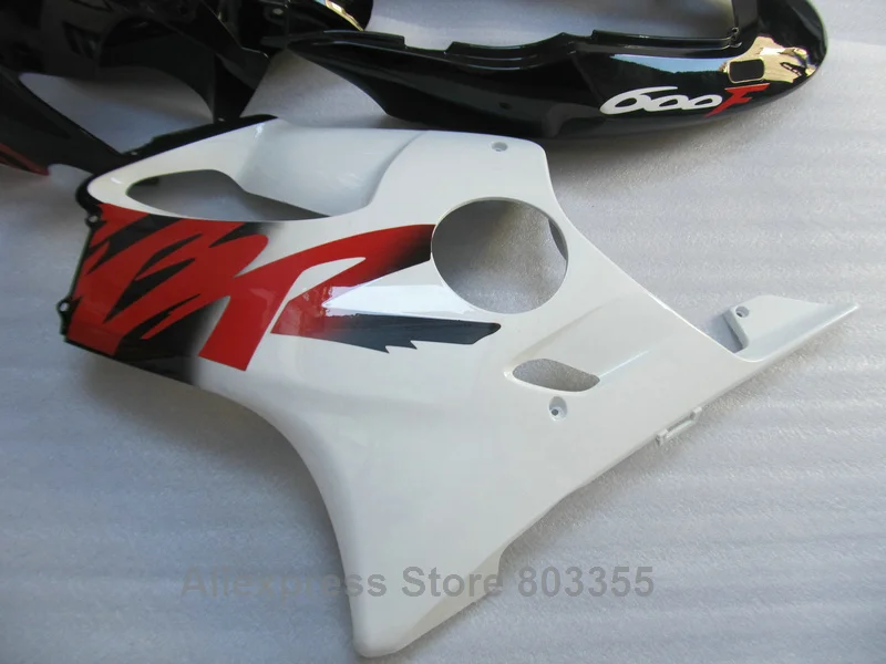 Глянцевая Окрашенные впрыска комплекты для HONDA CBR 600 F4 Обтекатели 1999 2000 (каракули