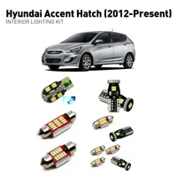 led interior lights for hyundai accent hatch 2012 6pc led lights for cars lighting kit automotive bulbs canbus car styling