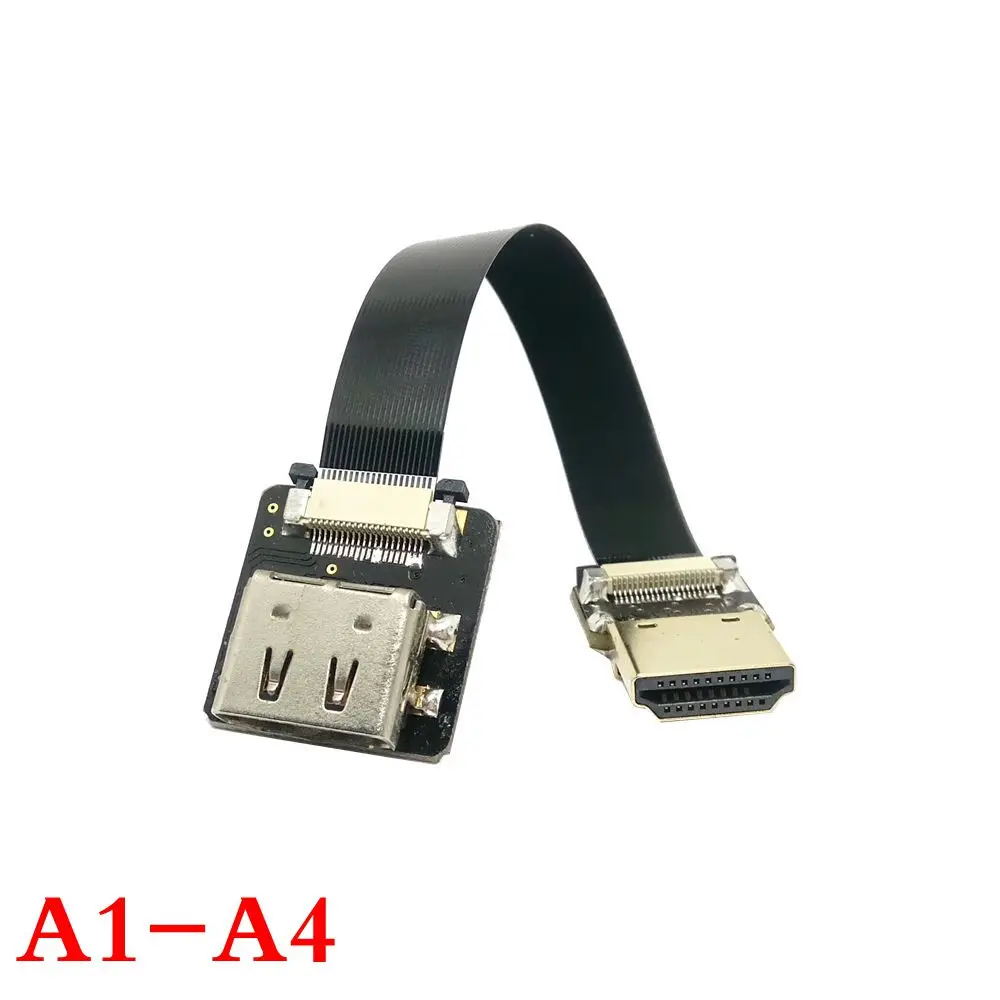 5 см 80 FPV HDMI совместимый тип A штекер HDTV FPC плоский кабель для мультикоптера