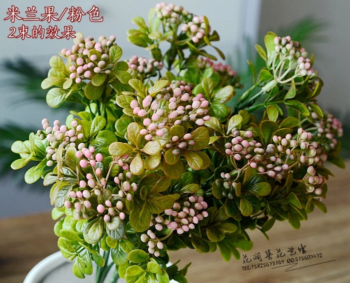 Пластик декоративный цветок оптовые растения оставляет моделирование Эвкалипт