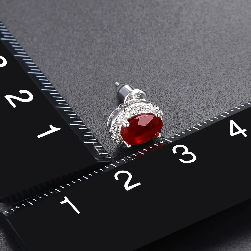 Hutang 7.0ct натуральный красный агат серьги серебро 925 Изящные ювелирные изделия с