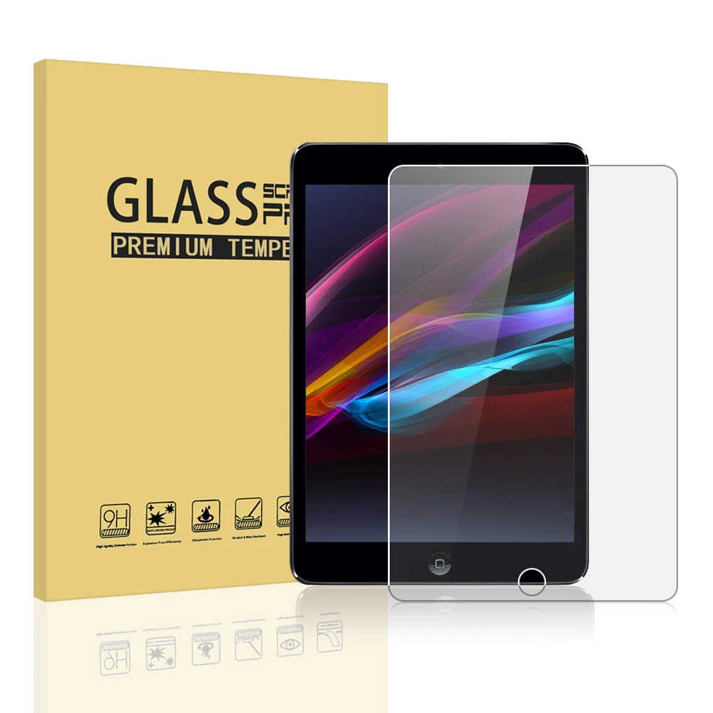 CAMDES 9H 0,3 мм защита экрана из закаленного стекла для iPad air 1 2 pro 9,7 10,5 iPad mini 1 2 3 4 Розничная упаковка 50 шт